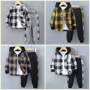 ชุดวอร์ม2ชิ้นสำหรับเด็กชุดวอร์ม2ชิ้นสำหรับฤดูหนาวโลโก้ตามสั่ง - Product Image 4
