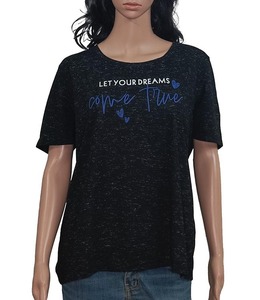 Camiseta Lisa Barata para Mujer, Camiseta de Manga Corta con Estampado Gráfico de Amor, Blusa Informal para Chicas Bonitas, Tops Suaves con Cuello Redondo para Mujer - Product Image 3