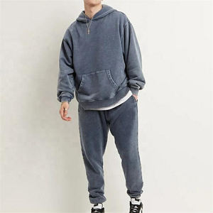 Personnalisé 450 500gsm Hommes Jogger Survêtement Hommes Lourd Baggy Pantalon De Survêtement À Capuche Flare Pantalon De Survêtement et Ensembles À Capuche Survêtement Hommes - Product Image 3