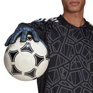 Gants de football en cuir à fixation pour gardiens de but avec sangle et protection supplémentaire des doigts pour la pratique et l'entraînement. - Product Image 5