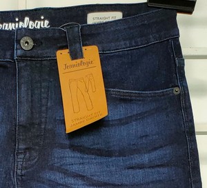 Jeans tube droit décontracté pour hommes, denim durable pour l'automne et l'hiver Offres Spéciales, nouveau design, couleurs claires et foncées, options disponibles - Product Image 3
