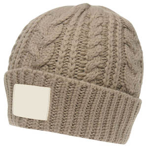 Gorro de Punto Jacquard de Invierno con Logo Personalizado, Moderno y Elegante, con Puño, Gorro de Punto con Diseño de Calavera - Product Image 3