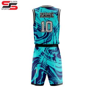 Uniforme de basket-ball personnalisé de conception de mode de nouveau style basket-ball réversible par sublimation - Product Image 2
