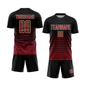 Vente chaude Vêtements de sport Maillot de football Séchage rapide Vêtements de football de plein air Ensemble d'équipe avec conception personnalisée Uniforme de football léger - Product Image 1