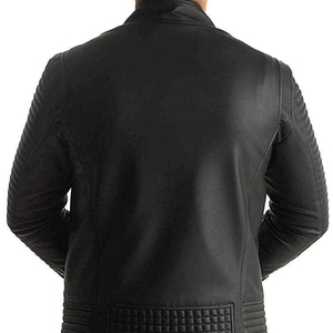 Mayorista Personalizado Hombres Liso Cuero Genuino Letterman Varsity Jacket Motociclismo Fabricado Al Por Mayor Chaqueta Hombres - Product Image 2