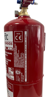Extincteur portable AUXI-FOC, extincteur à poudre ABC de 6 kg, cylindre en acier inoxydable, Espagne |   Soupape de surpression intégrée |
