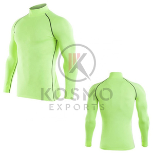 Conception de sublimation personnalisée Rash Guard bjj mma Chemises de gymnastique de compression pour hommes - Product Image 1