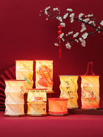 Nouvelles idées de produits 2025, lanterne pliable en papier à motif de serpent lumineux, éclairage LED, lampe de table, coffret cadeau d'entreprise, cadeau promotionnel de luxe