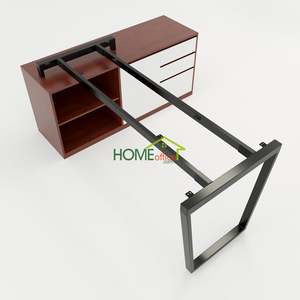 Escritorio Ejecutivo Contemporáneo en Forma de L de Madera Sólida 160x140cm Requiere Ensamblaje - Product Image 4