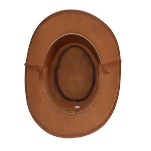 Chapeaux en cuir de cowboy personnalisés de vente chaude conception unique pour accessoire artisanal d'hiver - Product Image 5