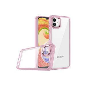 Coque en silicone liquide rouge antichoc pour Samsung Galaxy A04 avec dos anti-traces de doigts - Product Image 2