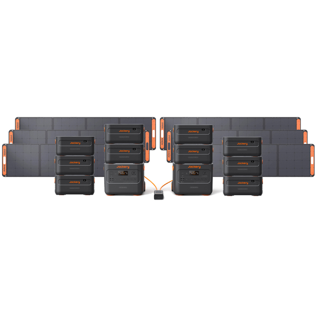 Huge Factory Discount 24 kWh Solar Generator Kit Explorer 2000 Plus Featuring Pure Sine Wave Inverter External Battery MPPT