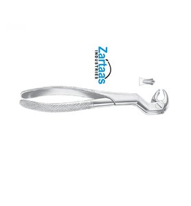 Pince d'extraction en acier inoxydable de haute qualité ROUTURIER molaires inférieures et sagesse gauche fig 212 exportateurs et fabricant - Product Image 6