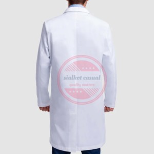 เสื้อโค้ทห้องแล็บทางการแพทย์สำหรับโรงพยาบาลเสื้อโค้ทผ้าทอ - Product Image 4