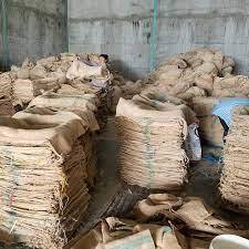 100% sacs de sac de rangement en jute rayé pur écologique Logo personnalisé pour pomme de terre à l'oignon et café et autres articles de magasin - Product Image 4