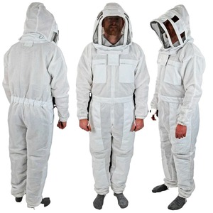 Mono de algodón con capucha, ropa de protección de apicultura ventilada a prueba de agua, traje de abeja para apicultores - Product Image 5