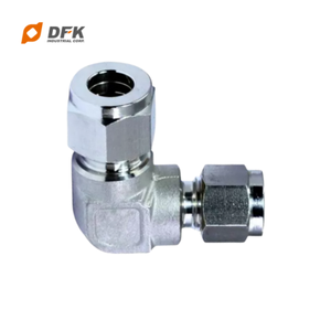 Raccords de tube DFK en acier inoxydable 316 réduisant le coude union avec connexion PT/NPT/M Taille 1/2 "-2" certifiée ISO 9001 - Product Image 1