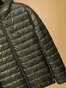 Nueva llegada Puffer Down Jacket Custom Winter Bubble Warm Jacket Venta al por mayor Plus Size Puffer Jacket para hombres - Product Image 2