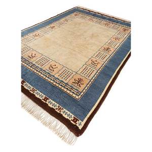 Tapis en laine noué à la main Nuray Green, motif géométrique, pour la décoration du salon, rectangle pour couloir 9x12, pour usage domestique - Product Image 2