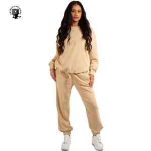 Cómodo traje de jogging de 2 piezas con estampado floral para mujer, chándal de entrenamiento suave suelto, nuevos trajes cómodos de 2 piezas - Product Image 5