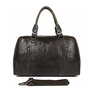 Sac de sport en cuir véritable pour homme, bagage de voyage, sac à main pour homme, fitness - Product Image 6