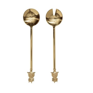 Cucharas de cubiertos de latón con diseño de concha con esmalte para restaurante Cactus de latón macizo y cubiertos de pájaros Cuchara de cubiertos a precio barato - Product Image 6