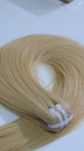 Venta caliente Color 613 Trama del pelo Natural Recto Rubio Color 613 Raw Vietnamita Cabello humano Mejor calidad Recto - Product Image 4