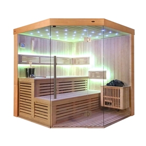 Sauna à vapeur intérieur moderne Elite pour 4 à 6 personnes - Product Image 3