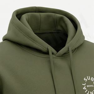 Sweat-shirt à capuche unisexe 320 GSM épais, qualité supérieure, prix usine, confortable et chaud, vente en gros, vêtements personnalisés, streetwear, haut de gamme - Product Image 4