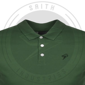 2024 hombres personalizados para Polo camiseta transpirable tejido de punto manga corta cuello alto precio razonable disponible tallas para adultos - Product Image 5