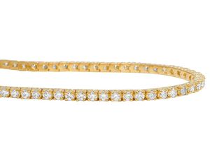 <b>Fashion</b> Gold Plated 925 Sterling Silver Moissanite Charm <b>Bracelet</b> for Women Fine Jewelry for Gifts - Product Image 5