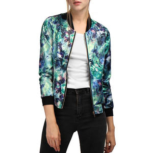 Elegante chaqueta bomber para mujer hecha con materiales de alta calidad ideal para ropa casual chaqueta bomber para mujer con diseño moderno - Product Image 2