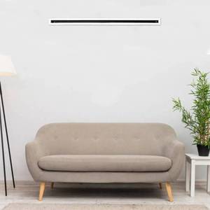 Diffusore Lineare in Alluminio Verniciato Bianco Tecnosystemi L.600 con 1 Fessura per Sistema HVAC Domestico Prodotto PWC300007 - Product Image 3