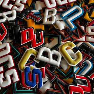 Pare-chocs de casque de baseball personnalisés avec adhésif 3M 2D 3D double bande pour logos d'équipes - Product Image 1