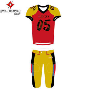Équipe professionnelle personnalisée de qualité supérieure à bas prix personnalisée en gros Uniformes de football américain de couleur personnalisée de sublimation - Product Image 1