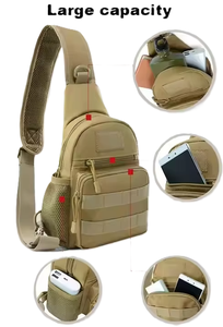 Bolsa de Hombro Táctica de Camuflaje Oxford Personalizada, Unisex, Nueva Moda, para Camping y Senderismo, Bolsa de Pecho Individual, 20L, Duradera - Product Image 6