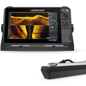 AUTHENTIC Lowrances HDS-9 Live Fish Finder with Active Imaging 3-in-1 Transom Mount Transducer C-<b>MAP</b> Pro Chart - Product Image 2