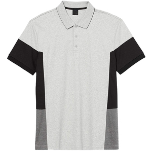 Polos de algodón piqué de manga corta para hombre, polos informales de punto clásicos con estampado posterior, camisa de Golf personalizada para hombre, Polo de tenis para hombre - Product Image 1
