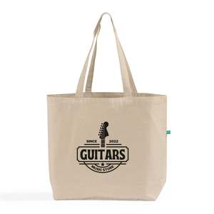 Recycled Trader's Canvas Tote <b>Bags</b> <b>Medium</b> Organic Cotton Cartoon Letter Screen for Daily Use Gifts Customizable Your Logo-RC219 - Product Image 3