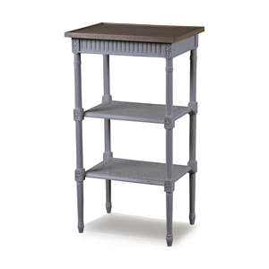 Table d'Appoint Gris Français Meuble Peint Shabby Chic - Product Image 5