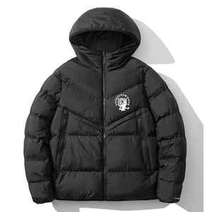 UNIQUE GYM WEAR - Chaqueta Acolchada de Poliéster para Hombre, con Capucha, Impermeable, Ecológica, con Estampado Personalizado, para Invierno - Product Image 1