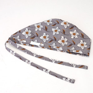 Unique Style Pakistan Made 100% Cotton Breathable Comfortable Unisex Medical Hat Customized Your Own Design Hospital Use OEM - Product Image 1