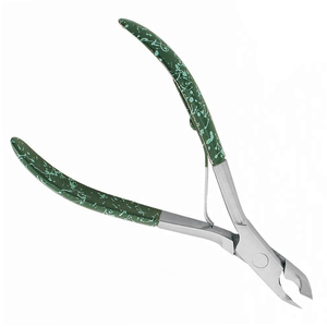 Customized Top German Stainless Steel Manicure <b>Nail</b> Cuticle Nippers Non-Slip Handle Cuticle Nippers for Fingers Color Coated - Product Image 4