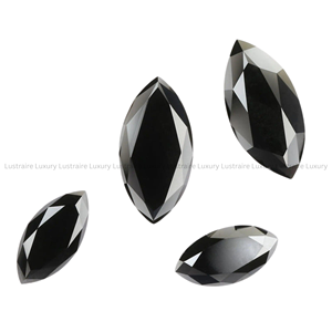 Diamant Noir Fantaisie Naturel Opale en Gros, Coupe Marquise 3x2 mm, Diamant Calibré Non Monté pour Bague Personnalisée, Pendentif et Bijoux - Product Image 6