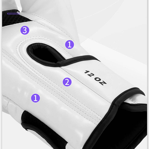 ถุงมือชกมวย Pu การฝึกอบรม unisex MMA มาวีไทยต่อสู้ถุงมือคุณภาพระดับพรีเมียมสําหรับการเจาะวัสดุหนัก - Product Image 5