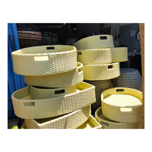 สำหรับอาหารเช้าสระว่ายน้ำกลางแจ้งสระว่ายน้ำปาร์ตี้หวายหลายขนาดถาดลอยสำหรับวิลล่าโรงแรม99โกลด์ดาต้า - Product Image 4