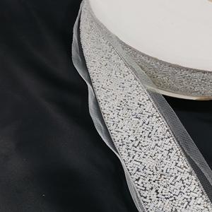 Jharkhand Handmade Moti <b>Lace</b> <b>Fabric</b> Border for Bridal Lehengas Dupattas & Designer Outfits for Sarees - Product Image 5