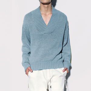 Pull à col en V pour homme Pull à col en V pour homme Automne et hiver Pull à col en V de luxe Pull tricoté décontracté Pulls pour homme - Product Image 3