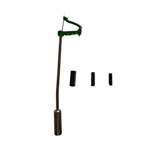 Aplicador de pistola de bolo cromado de acero recto para ovejas y animales grandes, instrumento veterinario, herramienta para el cuidado de mascotas - Product Image 2