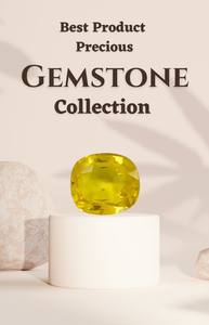 Saphir jaune naturel de haute qualité, pierre précieuse en vrac, forme ovale, pour les créateurs de bijoux - Product Image 4